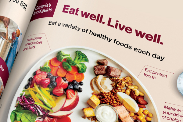 Updating Canada’s iconic food guide Picture of the updated Canada's food guide